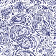 Beautiful paisley seamless