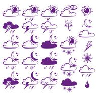 Vector Weather Icons Collection