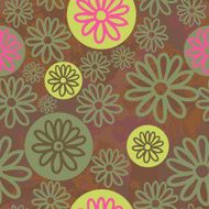 Seamless floral ornament N2