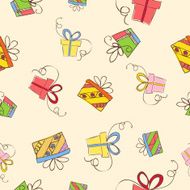 birthday hand drawn icons seamless N2