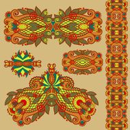 ornamental symmetry design element