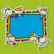 Love hearts frame N2