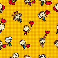 Love kids pattern
