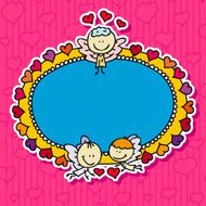 Love hearts frame N3