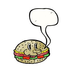 talking burger cartoon N4