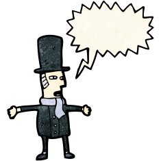 cartoon victorian gentleman N11