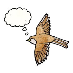 flying bird illustration N3