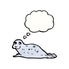 cartoon seal pup N5