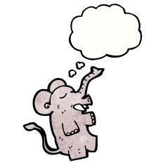 Cartoon Elephant N110