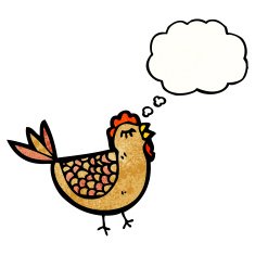 Cartoon Chicken N132