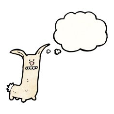 Funny cartoon rabbit N62