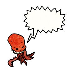 cartoon spooky skull N261