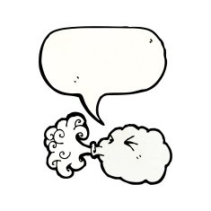 cloud with speech bubble cartoon N7