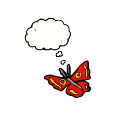 Cartoon Butterfly N122