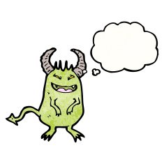 little monster cartoon N5