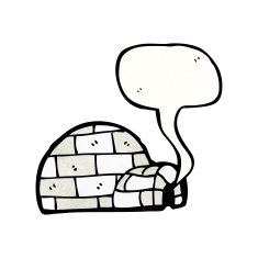 cartoon igloo N7