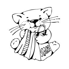 Cartoon Cat N370