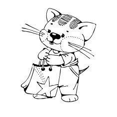 Cartoon Cat N371