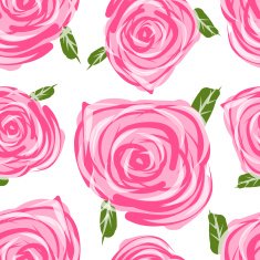 Seamless pattern with roses for your design
