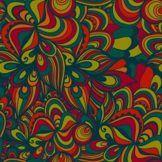 Seamless wave hand-drawn pattern N24