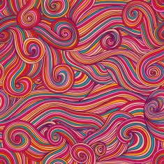 Seamless wave hand-drawn pattern N30