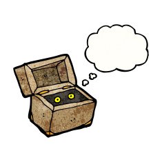 monster in box cartoon N8