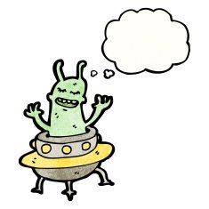 Cartoon Alien N167