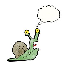 Cartoon Snail N141