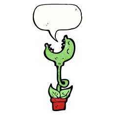 carnivorous plant cartoon N8