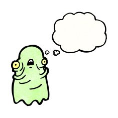 spooky ghost cartoon N45