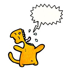 cartoon cat meowing N3