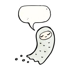 Cute Cartoon Ghost N3