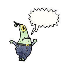 mutant monster man cartoon N3