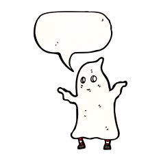 Cartoon Ghost N219
