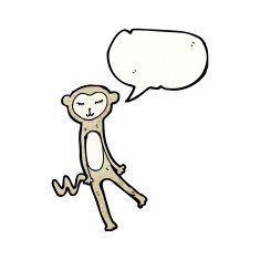 Cartoon Monkey N139