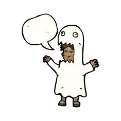 cartoon ghost costume N43