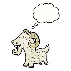 Cartoon Goat N34