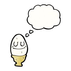 egg in eggcup cartoon N5