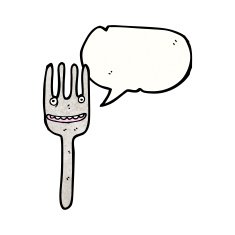 cartoon fork N66