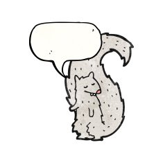 Cartoon Squirrel N54