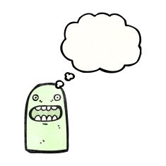 Cartoon Ghost N229