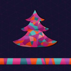 Christmas Tree Greeting card N3