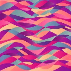 Mosaic abstract wave background