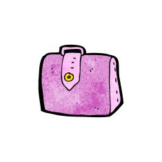 caroton pink briefcase