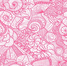 Hand drawn seamless pattern N39