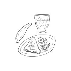 Food Doodle breakfast N2