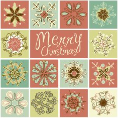 Retro Snowflakes