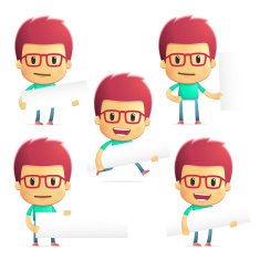 casual man in various poses N3