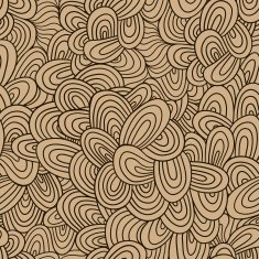 Seamless wave hand-drawn pattern N39