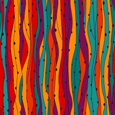 Seamless wave hand-drawn pattern N41